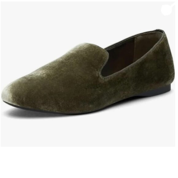 FYS Olive Drab Comfortable Slip On Loafers Round Toe Ballet Flats Walking Shoes - Picture 1 of 8